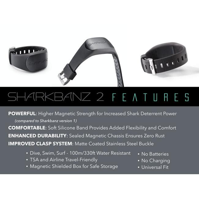 シャークバンズ SHARKBANZ 2 サーフィン ダイビング サメ避けバンド