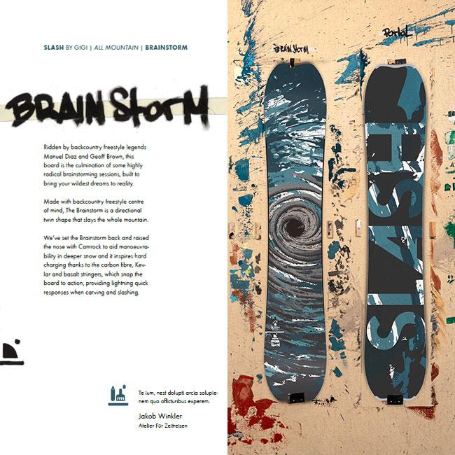 スノーボード SLASH BRAINSTORM 24-25 スラッシュ ブレインストーム パウダー スノボ 板 スノーボード SLASH BRAINSTORM 24-25 スラッシュ ブレインストーム パウダー スノボ 板