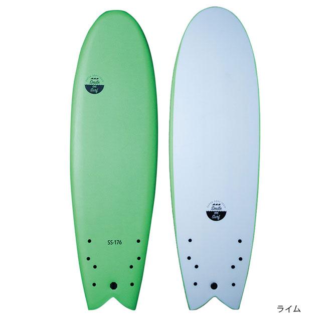 湘南手渡し限定】SMILE ON SURF ソフトボード 176×54×7 湘南手渡し限定】SMILE ON SURF ソフトボード 176×54×7
