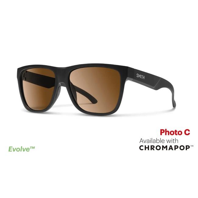 サングラス スミス SMITH Lowdown XL 2 Matte Black / CP Photo Brown ローダウンXL2 クロマポップ 調光レンズ