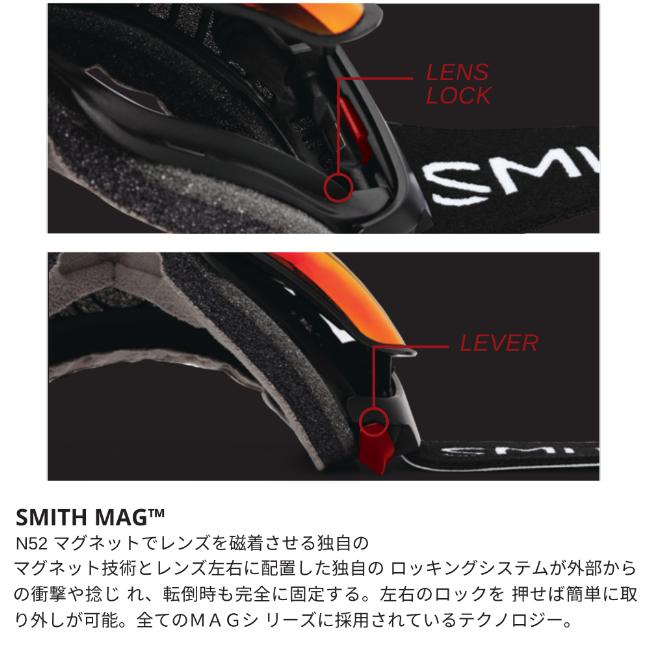 SMITH 4D MAG XL ASIA FIT BLACK国内正規品 SMITH（スミス） ゴーグル 4D MAG XL BLACK CP PRO PHOTOCHROMIC BLUE
