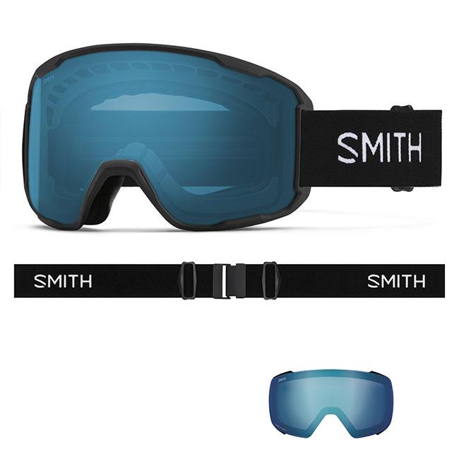 SMITH（スミス） ゴーグル PREVIEW BLACK CP EVERYDAY BLUE MIRROR 25