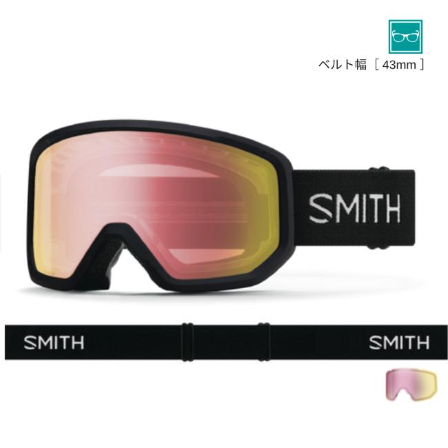 SMITH ゴーグル フォトクロミック SMITH（スミス） ゴーグル TRANSFER BLACK PHOTOCHROMIC RED SENSOR
