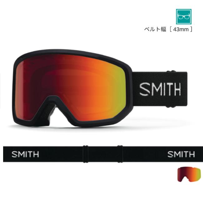 SMITH（スミス） ゴーグル TRANSFER BLACK RED SOL-X MIRROR 26-27