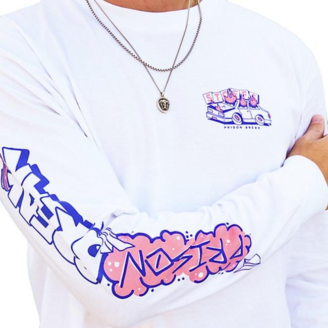 ロングTシャツ STOEFS STUDIO ストーフ Prison Break L/S TEE 長袖T 