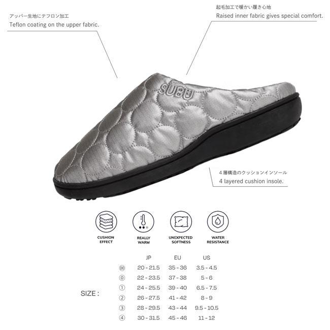 SUBU（スブ） オリジナルズ サークル ORIGINALS CIRCLE 冬用サンダル