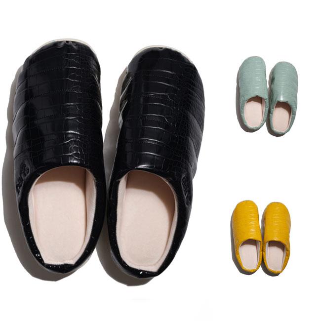 SUBU（スブ） サンダル RE:CROCODILE スリッパ ダウンスリッパ 外履き