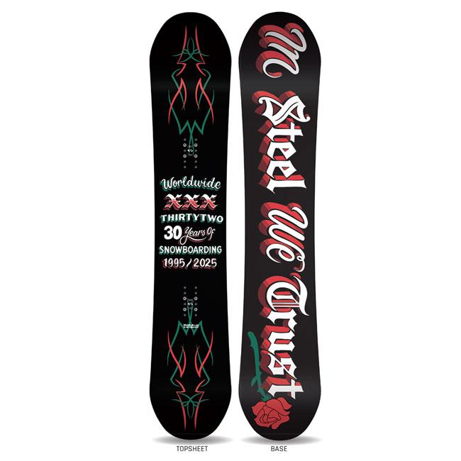 限定モデル サーティーツー THIRTYTWO T32M LTD メンズ 26-27 スノーボード ツイン ハイブリッドキャンバー パーク フリースタイル 正規品_1