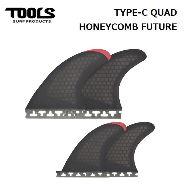 サーフィン・ボディボード TLS FIN TYPE-C QUAD HONEYCOMB FUTURE TLS FIN TYPE-C QUAD HONEYCOMB FUTURE