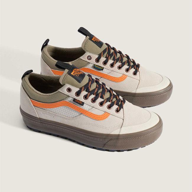 VANS（ヴァンズ） バンズ Old Skool Waterproof Taupe/Orange オールド