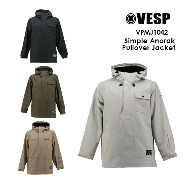 べスプ VESP SIMPLE ANORAK PULLOVER JACKET VPMJ1042 23-24 