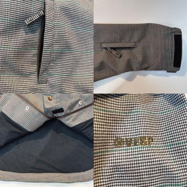べスプ ジャケット VESP Houndstooth Check Shirts Jacket VPMJ1069 25-26 スノーボードウェア ウェアー メンズ レディース 冬の画像