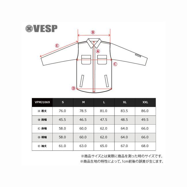 べスプ ジャケット VESP Houndstooth Check Shirts Jacket VPMJ1069 25-26 スノーボードウェア ウェアー メンズ レディース 冬の画像