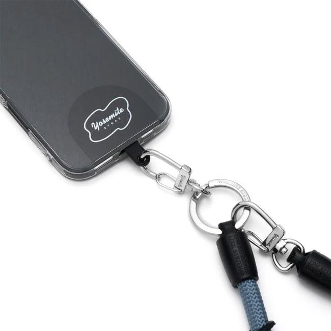 YOSEMITE モバイルストラップ ヨセミテ 2WAY MOBILE STRAP / MAD BLACK