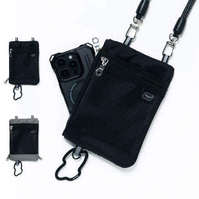 Yosemite/ヨセミテ　ストラップ＆ポーチセット★ YOSEMITE ヨセミテ PHONE CASE BAG スマホ スッキリ収納 バッグ