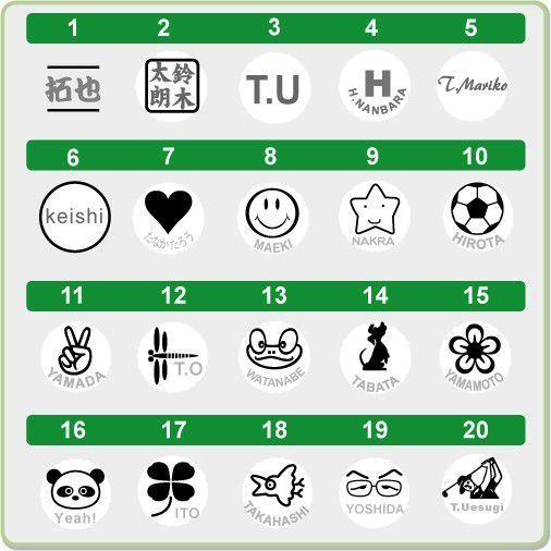 ゴルフボールスタンプ ゴルはん まとめ買い 20〜49個のご注文で15％OFF  補充インク付 | ゴルはん | 02