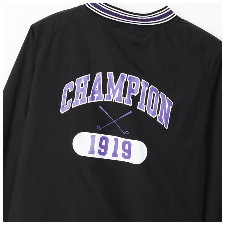 Champion - 新品 M champion ゴルフ Vネック ジャケット プロ使用モデル 黄 Champion チャンピオン ゴルフ Vネック プルオーバージャケット