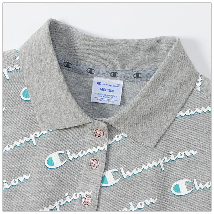 Champion チャンピオン ゴルフ ポロシャツ 総柄プリント