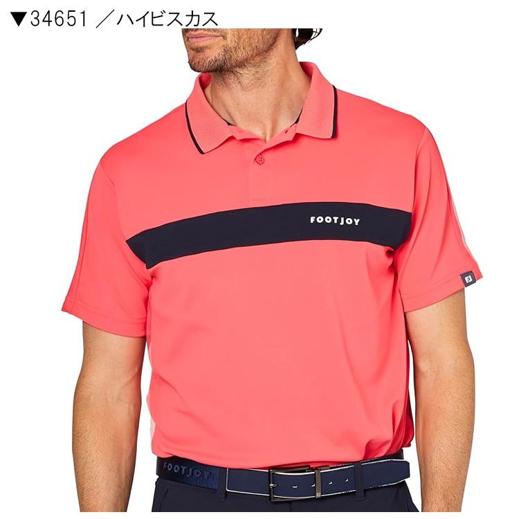 FootJoy（フットジョイ） メンズ チェストライン半袖ポロ FJ-S25-S02