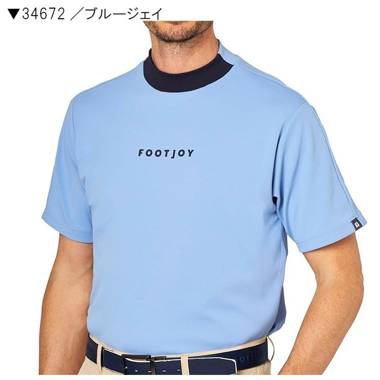 FootJoy モックネックシャツ ３枚セット Lサイズ ゴルフ FootJoy（フットジョイ） メンズ バイカラー半袖モックネックシャツ FJ