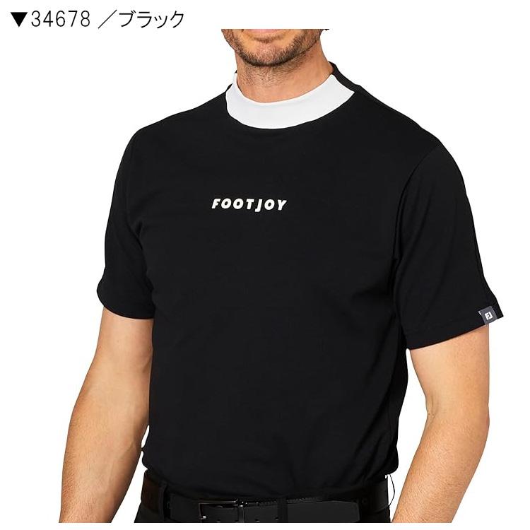 FootJoy（フットジョイ） メンズ バイカラー半袖モックネックシャツ FJ