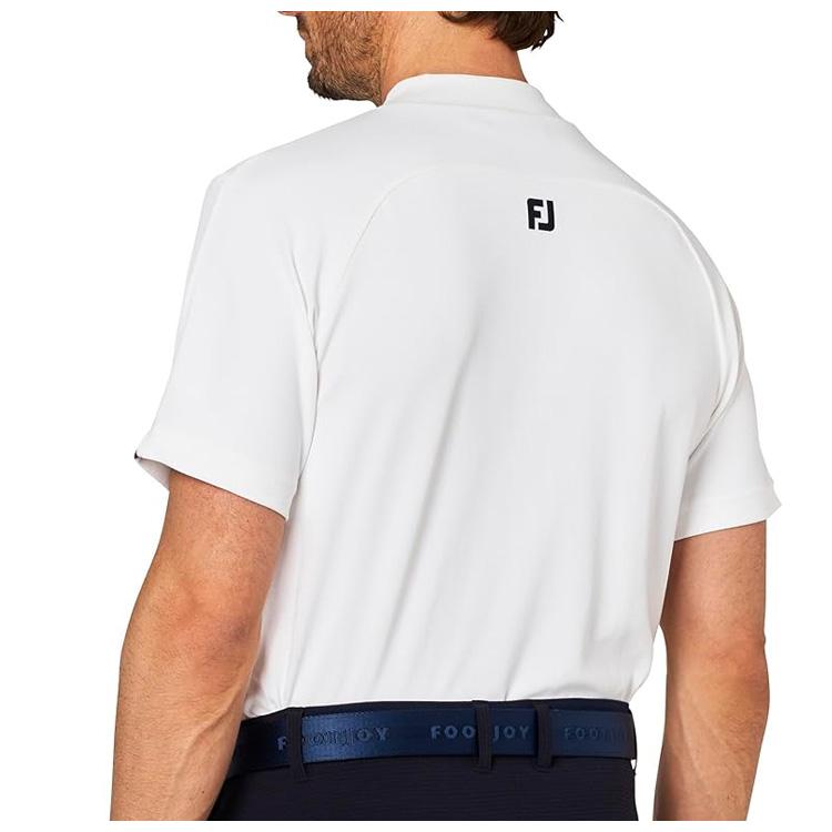 FootJoy（フットジョイ） メンズ バイカラー半袖モックネックシャツ FJ