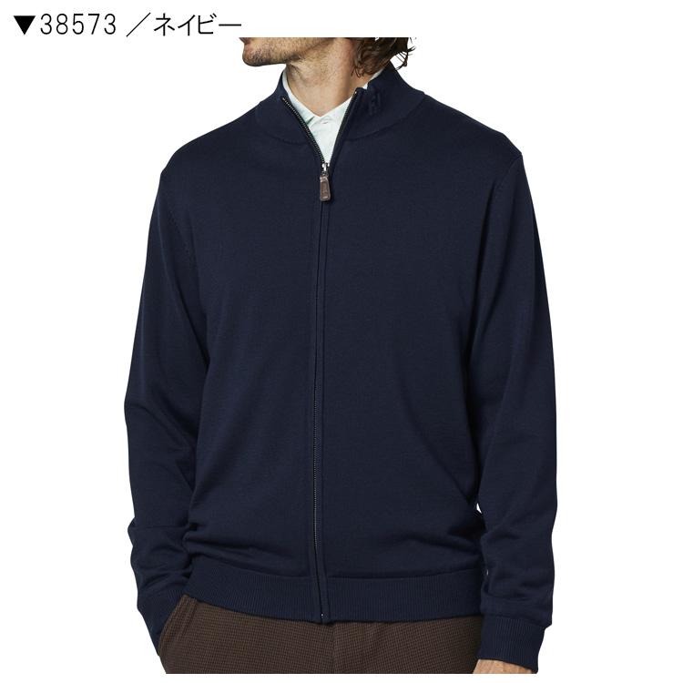 フットジョイ　FJ ニット　セーター　防風 FootJoy（フットジョイ） メンズ 防風ライニングフルジップセーター FJ