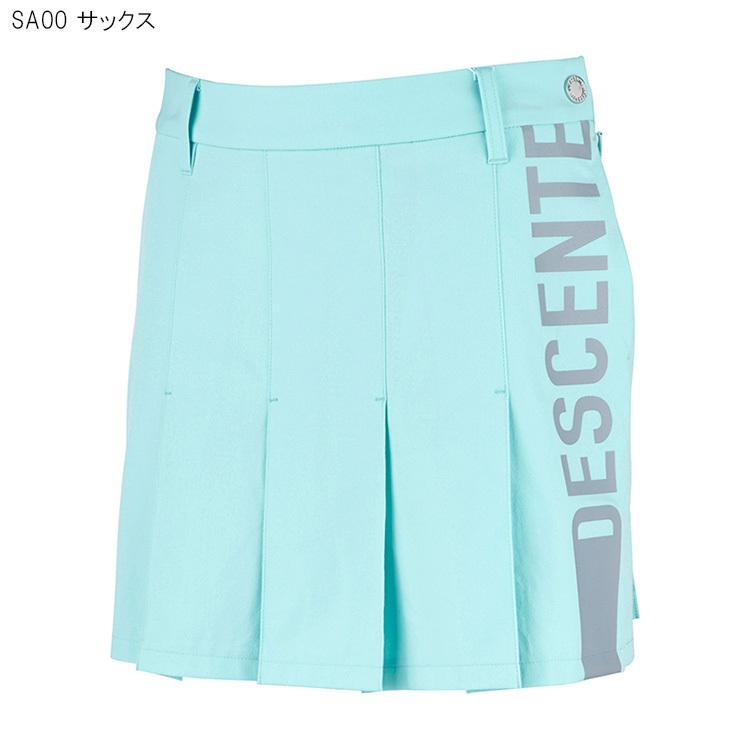美品✨DESCENTE デサントゴルフ プリーツスカート　水色　ミニスカート デサントゴルフ コードストレッチプリーツスカート DGWTJE06
