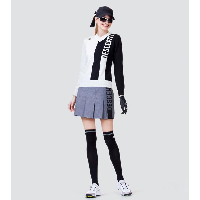 DESCENTE GOLF デサントゴルフ レディース 定番ニーハイソックス