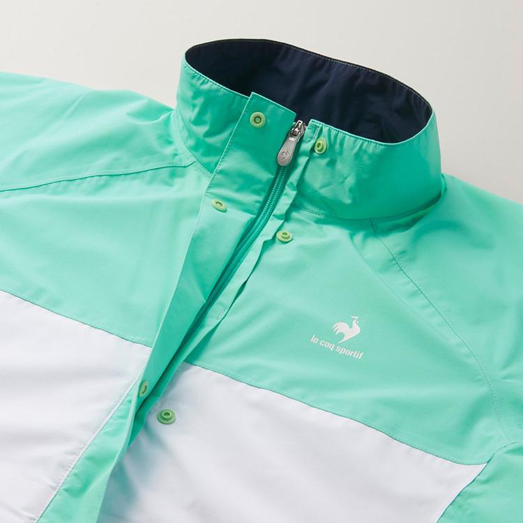 新品 ルコック ゴルフ レインウェア上・下セット/レディス/L/グリーン 楽天市場】ルコック QGWTJH00W セットアップレインウェア 上下セット