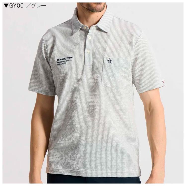 Munsingwear（マンシングウェア） メンズ ストレッチ シアサッカー