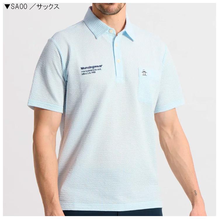 Munsingwear（マンシングウェア） メンズ ストレッチ シアサッカー