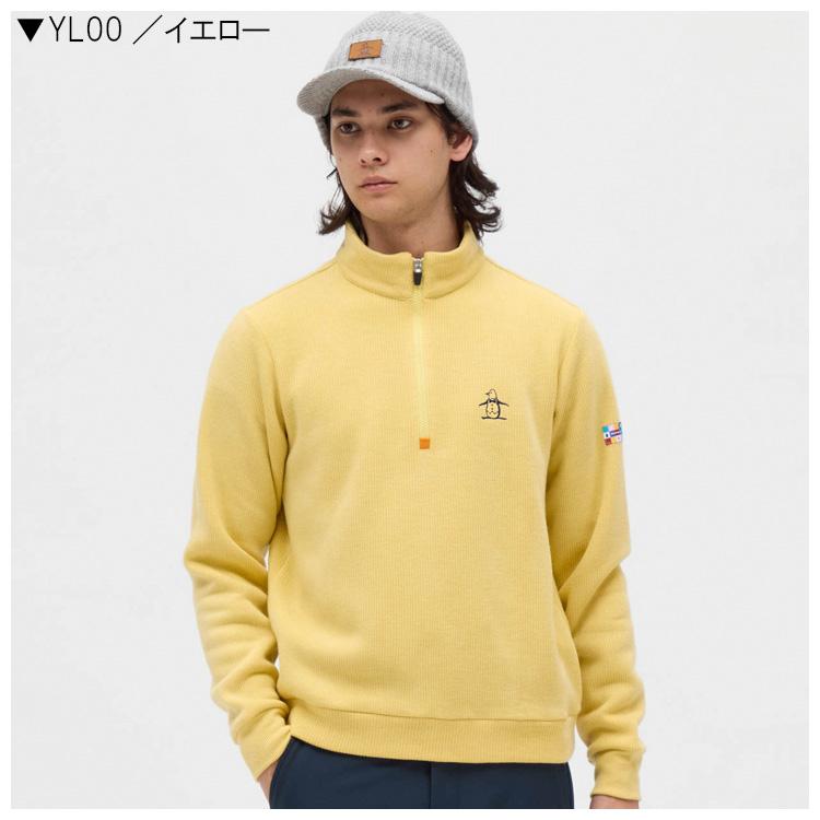 Munsingwear（マンシングウェア） メンズ 吸湿発熱 スタンドカラー