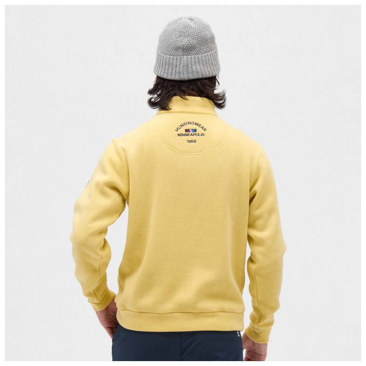 Munsingwear（マンシングウェア） メンズ 吸湿発熱 スタンドカラー