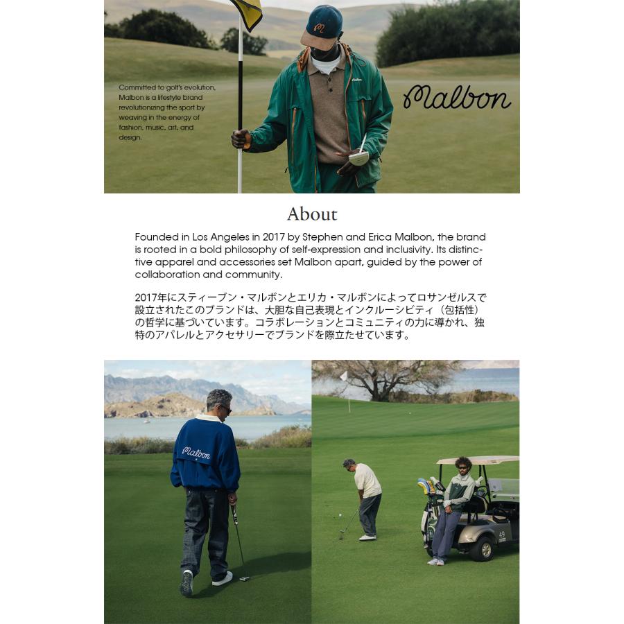 マルボンゴルフ スウェットパーカー Malbon Golf FESQUE HOODIE M-9418_1