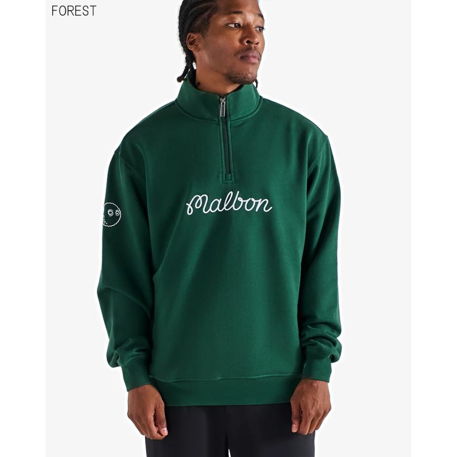 Malbon Golf（マルボンゴルフ） ハーフジップ スウェット トレーナー