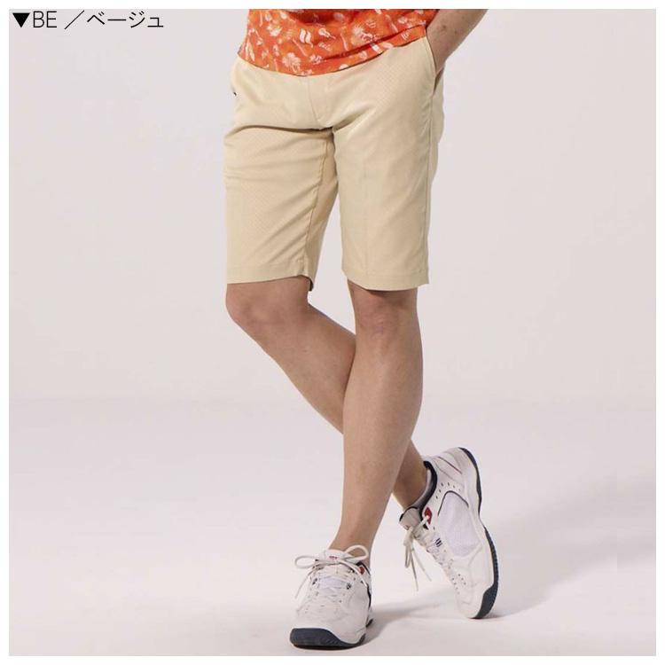 FILA GOLF フィラ ゴルフ メンズ エンボスツイルショートパンツ 745309