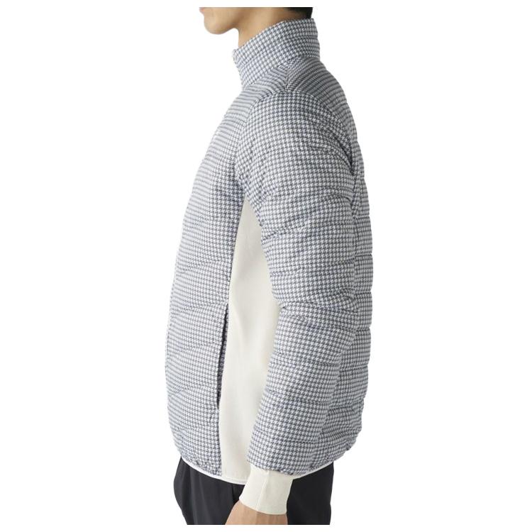 フィラ ゴルフ メンズ 極薄ハイブリッドダウンブルゾン ゴルフウェア トップス 上着 アウター 長袖 ホワイト 白 送料無料 FILA GOLF 785205 FILA GOLF フィラ ゴルフ メンズ 極薄ハイブリッドダウンブルゾン