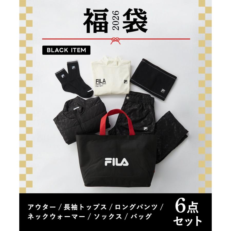 FILA GOLF フィラ ゴルフ メンズ 2026年新春福袋 ブラックセット