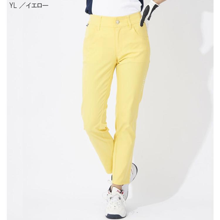 [新品]　[FILA ]　レディース イエロー ゴルフパンツ FILA GOLF フィラ ゴルフ レディス 9分丈パンツ 753300 : Golkin Yahoo