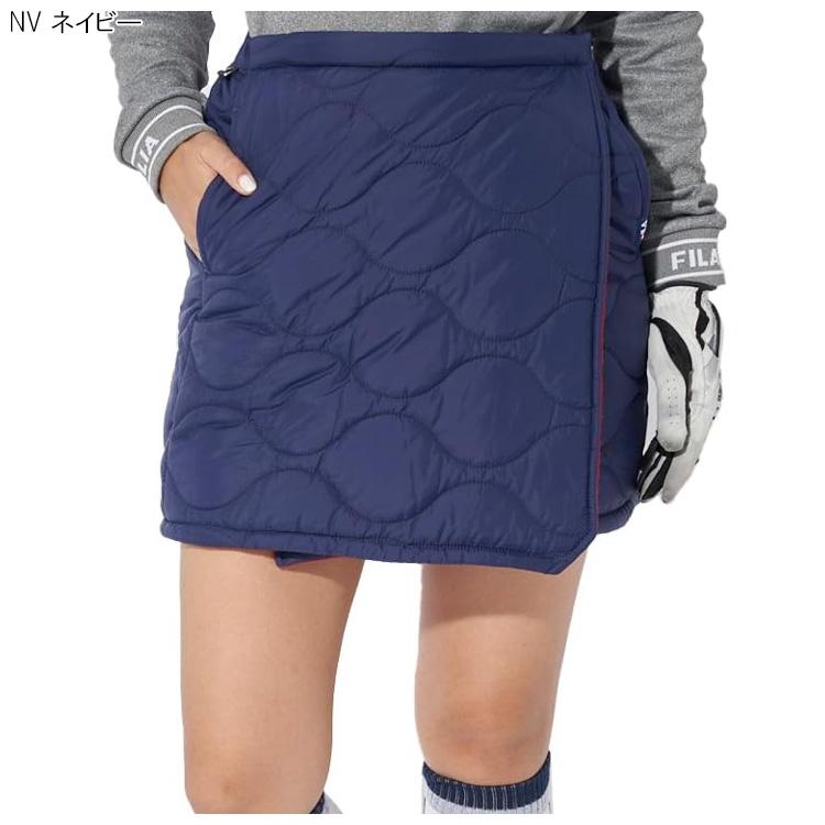 FILA（フィラ） ゴルフ レディス 中綿キルトラップスカート 793946