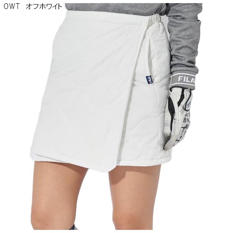 FILA フィラ ゴルフ レディス 中綿キルトラップスカート 793946