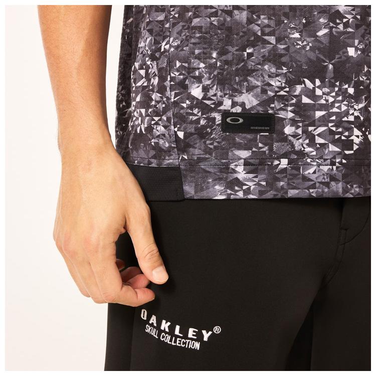 オークリースカルコレクション シャツ ハイネック 半袖 2022年 ピンク M オークリースカルコレクション OAKLEY SKULL COLLECTION ゴルフ