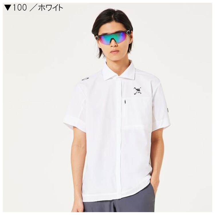 OAKLEY（オークリー） 半袖シャツ スカル エアレート ハイブリッド