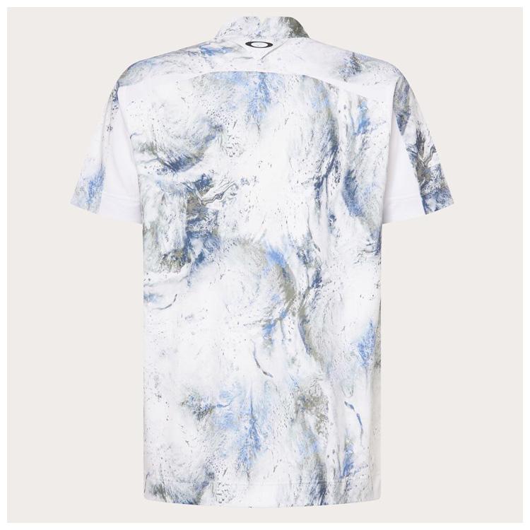 OAKLEY（オークリー） 半袖ハイネックシャツ スカル ボールド オンブル