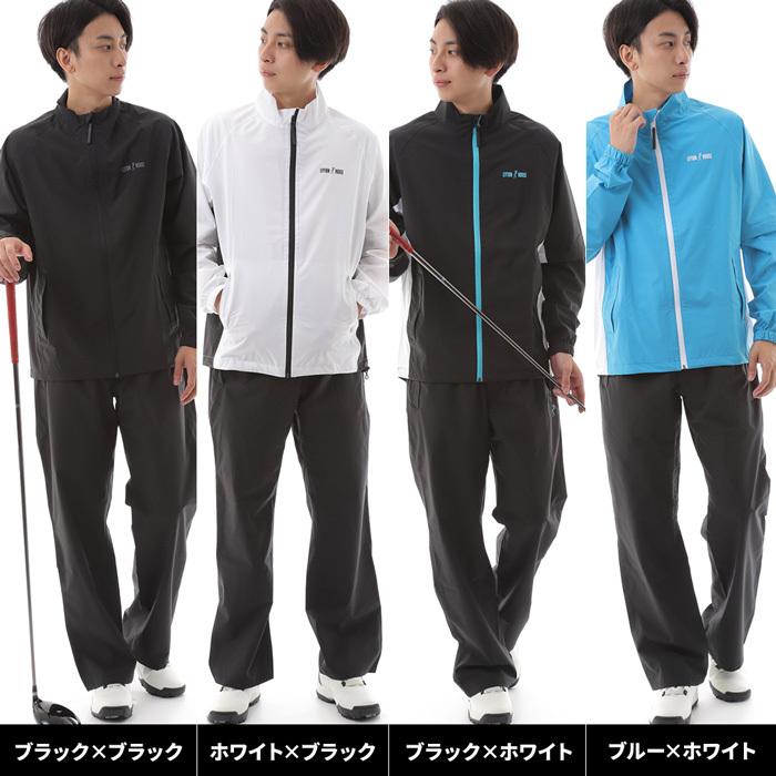 レイトンハウス ゴルフ メンズ ストレッチ レインウェア レインスーツ