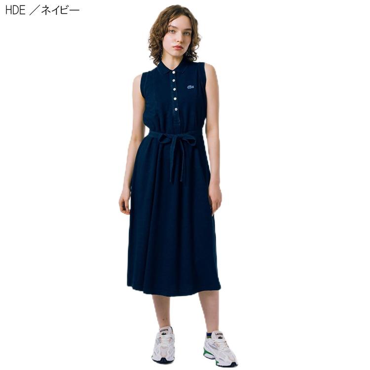 R*a様 ノースリーブポロドレス ネイビー LACOSTE（ラコステ） レディース インディゴノースリーブポロドレス