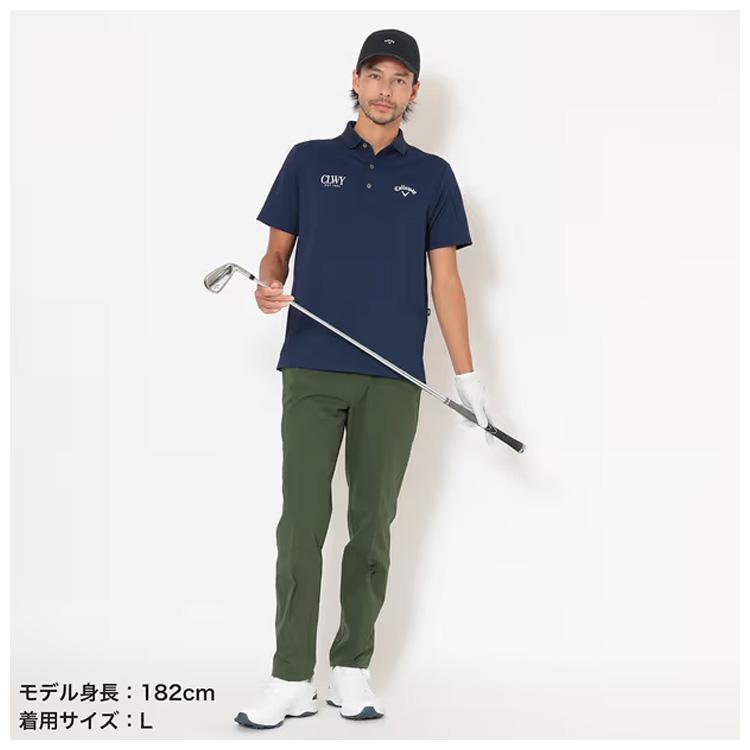 Callaway（キャロウェイ） ゴルフ メンズ ビッグカノコ台衿付き半袖
