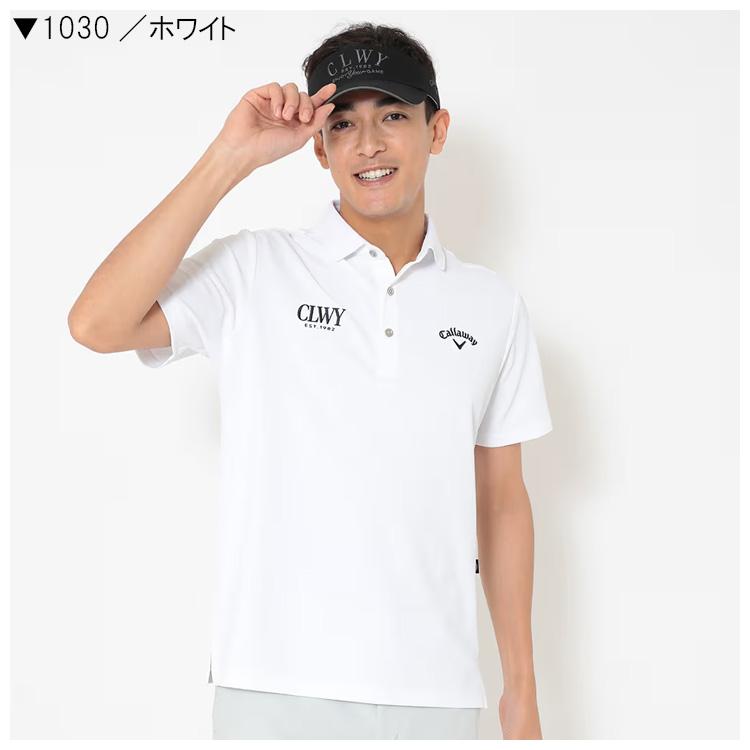 Callaway（キャロウェイ） ゴルフ メンズ ビッグカノコ台衿付き半袖