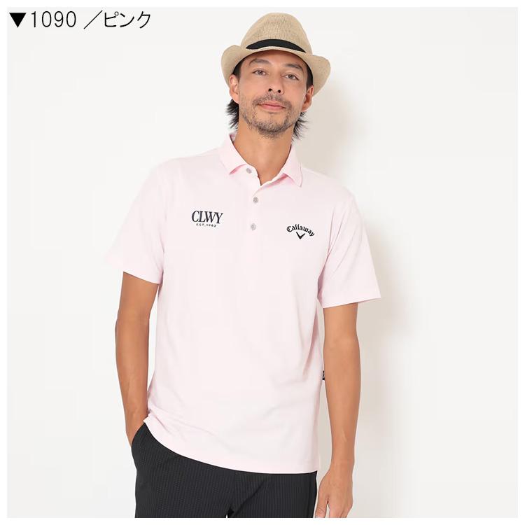 Callaway（キャロウェイ） ゴルフ メンズ ビッグカノコ台衿付き半袖